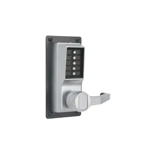 LP1000 Series Mechanical Pushbutton Exit Trim, Satin Chrome LP1000 Series Mechanical Pushbutton Exit Trim, Satin Chrome