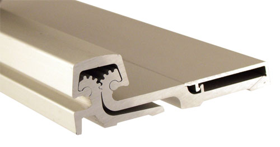 Pemko CFS83CPHD1ST Full Surface Heavy Duty Geared Continuous Hinge, 83", Clear Aluminum