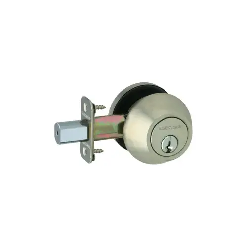 Single Cylinder Deadbolt, 5-Pin C Keyway KA4, Adjustable Bolt 2-3/8 to 2-3/4 Backset, Grade 3, 630/US32D Stainless Steel Single Cylinder Deadbolt, 5-Pin C Keyway KA4, Adjustable Bolt 2-3/8 to 2-3/4 Backset, Grade 3, 630/US32D Stainless Steel