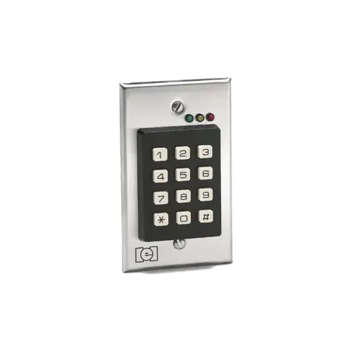 Standard 212 Series Keypad, Satin Stainless Steel