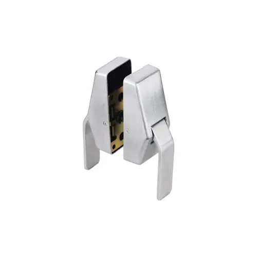 Hospital Push/Pull Tubular Latch, Passage Function, 2-3/4" Backset, T-Square Corner Strike, Spring Latch (Unguarded), Satin Chrome Hospital Push/Pull Tubular Latch, Passage Function, 2-3/4" Backset, T-Square Corner Strike, Spring Latch (Unguarded), Satin Chrome