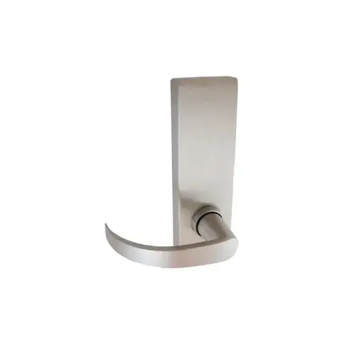 YC23 Wide Stile Exit Device Lever Trim, Satin Stainless Steel YC23 Wide Stile Exit Device Lever Trim, Satin Stainless Steel