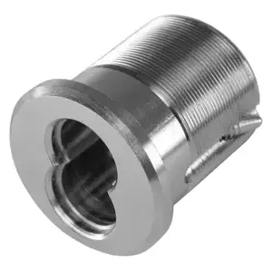 DETEX IC7626 7-pin SFIC Mortise Cylinder Housing Satin Chrome Finish