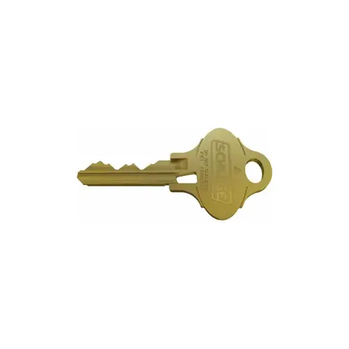 Everest 29 Control Key Blank S123 Keyway, Gold