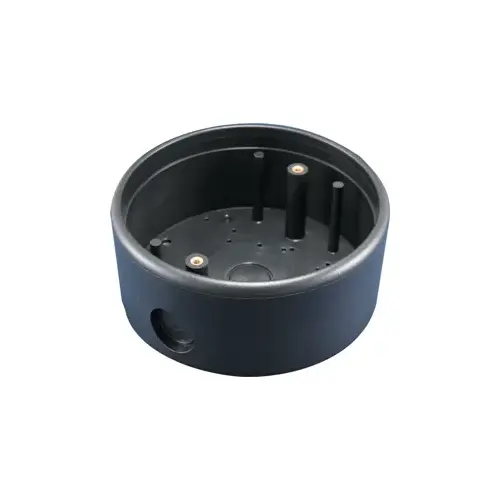 4-1/2 in. Plastic Black Lexan 2-Gang Surface Mount Jamb Box 4-1/2 in. Plastic Black Lexan 2-Gang Surface Mount Jamb Box