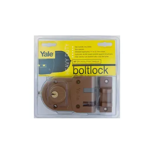 Auxiliary Jimmy-Proof Deadlock - Visual Pack Sprayed Bronze Auxiliary Jimmy-Proof Deadlock - Visual Pack Sprayed Bronze