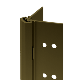 Select Products Limited SL11-95-BR-HD600 ATW-12 180-DEGREE ATW-12, Accessible Through-Wire Power Transfer, 12 Wire, Full Mortise Heavy Duty Geared Continuous Hinge, No Door Inset, Flush Mount, 95", ATW 52-5/8" Centerline From Top of Hinge, 180-Degree Door Opening Cover Plate, Up to 600lbs, High Frequency, 313/BR Dark Bronze Anodized