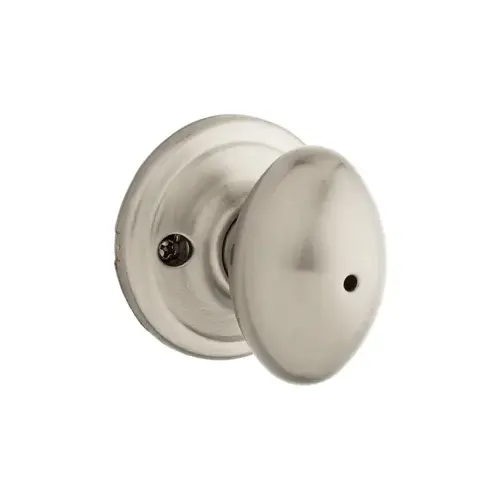 Privacy, Laurel Knob, Non-Keyed, Medium Duty, Cylindrical Lock, 6-Way Adjustable Latch, Radius Corner Strike, UL, Grade 2, US15/619 Satin Nickel
