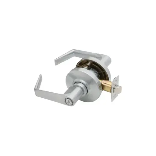 SAT 626 Grade 2 Saturn Passage Lever, 2-3/8" Backset, Satin Chrome