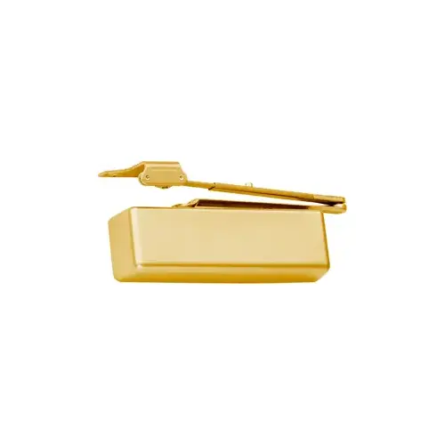 4040XP Series Surface Mounted Door Closer, Satin Brass Painted 4040XP Series Surface Mounted Door Closer, Satin Brass Painted