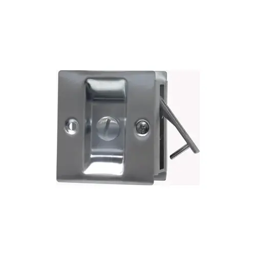 Pocket Door Privacy, 1-3/8" Door Only, 625/US26 Bright Chrome Pocket Door Privacy, 1-3/8" Door Only, 625/US26 Bright Chrome