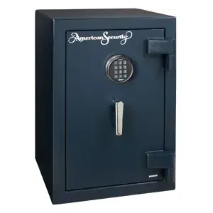 AMSEC-American Security AM3020E5 HOME SECURITY SAFES 2 SHELF WITH ESL5 ELECTRONIC LOCK blue