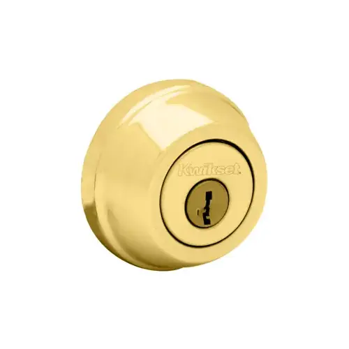 Single Cylinder Deadbolt, KW1 Keyway, Keyed Alike 3, Radius Corner Adjustable Latch 2-3/8"-2-3/4" Backset, Grade 2, Bright Brass US3/605 Single Cylinder Deadbolt, KW1 Keyway, Keyed Alike 3, Radius Corner Adjustable Latch 2-3/8"-2-3/4" Backset, Grade 2, Bright Brass US3/605