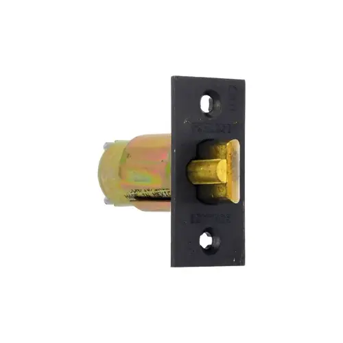 A Series Square Corner Dead Latch, Stainless Steel Material, 2-3/4" Backset, 1-1/8" X 2-1/4" Faceplate, Oil Rubbed Bronze Finish A Series Square Corner Dead Latch, Stainless Steel Material, 2-3/4" Backset, 1-1/8" X 2-1/4" Faceplate, Oil Rubbed Bronze Finish