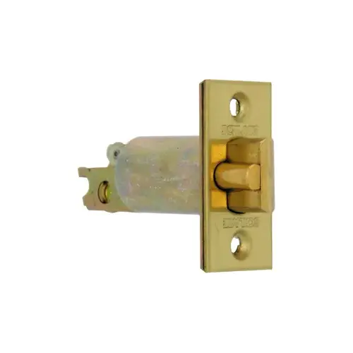 B250 Series Square Corner Dead Latch with 2-3/8" Backset Bright Brass Finish B250 Series Square Corner Dead Latch with 2-3/8" Backset Bright Brass Finish