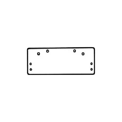 Drop Plate 1600 Series, Overhead Holder or Narrow Top Jamb, 690 Dark Bronze Powder Coat Drop Plate 1600 Series, Overhead Holder or Narrow Top Jamb, 690 Dark Bronze Powder Coat