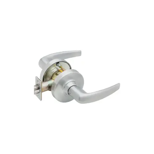 Passage Jupiter Lever, 2-3/4" Backset, ANSI Strike, Grade 2, 626/US26D Satin Chrome Passage Jupiter Lever, 2-3/4" Backset, ANSI Strike, Grade 2, 626/US26D Satin Chrome