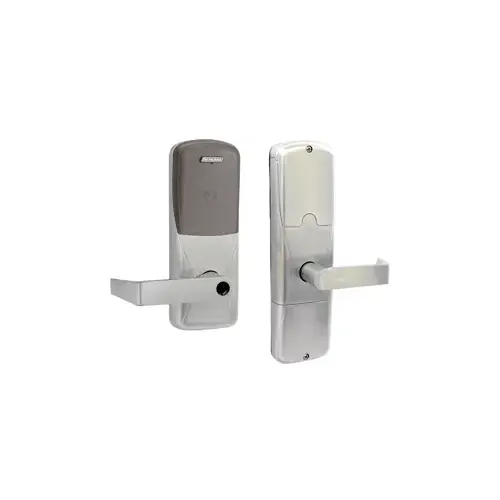KIT - Multi-Technology Reader Stand Alone Classroom/Storeroom, Mortise Lock, Rhodes Lever, Key-in-Lever, 6-Pin C Keyway (0-Bitted Brushed Chrome Cylinder 626), 2-3/4" Backset, UL, ANSI Strike, Field Reversible Handing, Grade 1, 626/US26D Satin Chrome KIT - Multi-Technology Reader Stand Alone Classroom/Storeroom, Mortise Lock, Rhodes Lever, Key-in-Lever, 6-Pin C Keyway (0-Bitted Brushed Chrome Cylinder 626), 2-3/4" Backset, UL, ANSI Strike, Field Reversible Handing, Grade 1, 626/US26D Satin Chrome