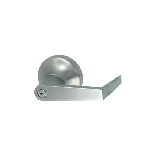 Exit Trim - 1800/2100/6100 Series Classroom, Key in Lever x Rose, Augusta Lever, 6 Pin Para Keyway, Grade 1, 626/US26D Satin Chrome