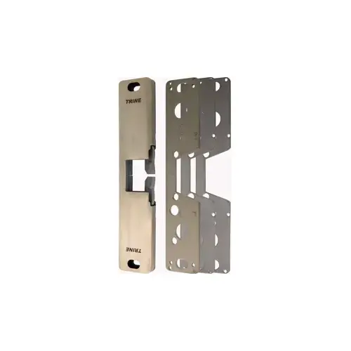 4850 1/2" Electric Strike for Surface Mounted Rim Exit Devices, Satin Stainless Steel 4850 1/2" Electric Strike for Surface Mounted Rim Exit Devices, Satin Stainless Steel