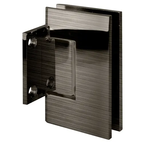 Antique Brushed Nickel Geneva 074 Series Wall Mount Short Back Plate Hinge Antique Brushed Nickel Geneva 074 Series Wall Mount Short Back Plate Hinge