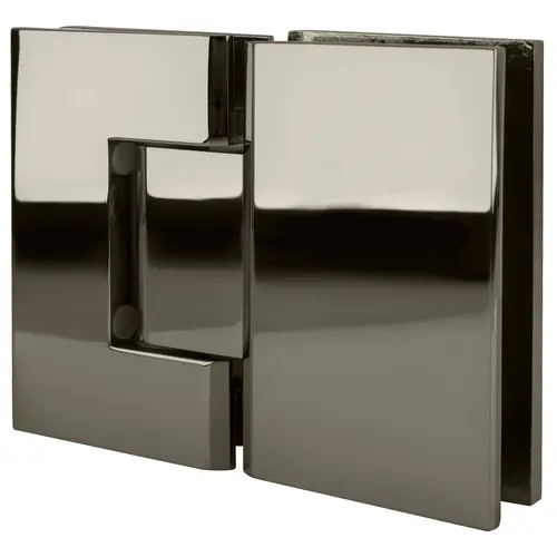 Polished Nickel Geneva 180 Series 180 Degree Glass-to-Glass Standard Hinge