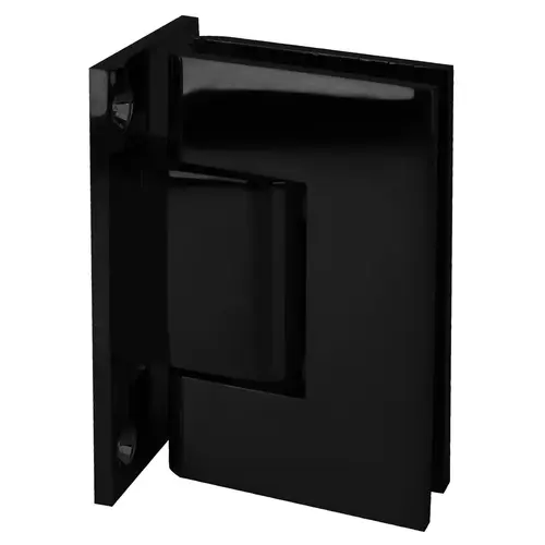 Matte Black Geneva 337 Series Adjustable Wall Mount Full Back Plate Hinge Matte Black Geneva 337 Series Adjustable Wall Mount Full Back Plate Hinge