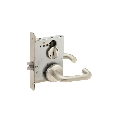 03B Privacy Mortise Lock, Inside Indicator, ADA Thumbturn, Coin Turn, Satin Chrome 03B Privacy Mortise Lock, Inside Indicator, ADA Thumbturn, Coin Turn, Satin Chrome