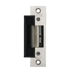 RCI 4114-08 32D Electric Strike 24VAC/DC, FSE Fail-Secure, 1-1/4" x 4-7/8" Square Corner, for Up to 3/4" Latch Throw, 630/US32D Brushed Stainless Steel
