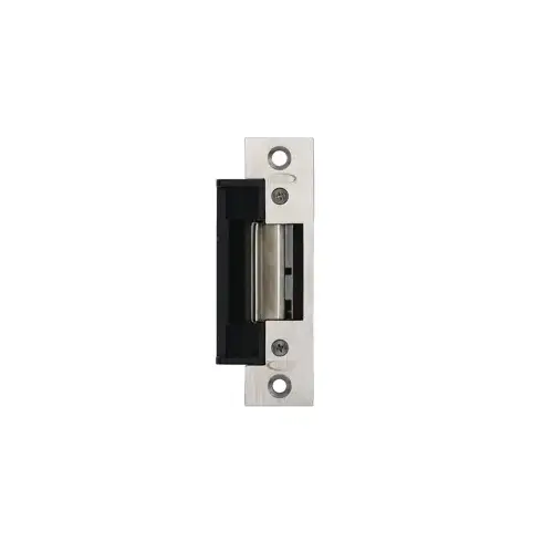 Electric Strike 24VAC/DC, FSE Fail-Secure, 1-1/4" x 4-7/8" Square Corner, for Up to 3/4" Latch Throw, 630/US32D Brushed Stainless Steel