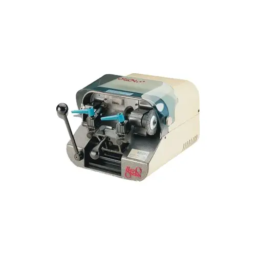 Semi-Automatic Key Duplicator, Precision Machined, 2-Position Vice Jaws, Ratchet Style Vise Jaws, Spring Loaded Key Guage, Cobalt Steel Cutter Semi-Automatic Key Duplicator, Precision Machined, 2-Position Vice Jaws, Ratchet Style Vise Jaws, Spring Loaded Key Guage, Cobalt Steel Cutter