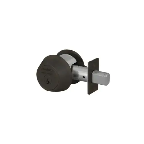 M3 Single Cylinder Commercial Deadbolt, 2-3/8" Backset, 6-Pin, DL Keyway, Pinned with 2 Keys, UL437 Grade 1, Dark Bronze/Clear Coat 24