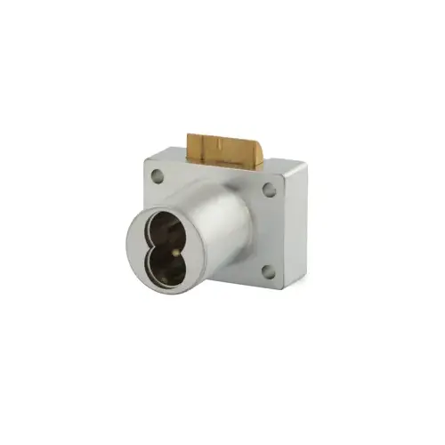 Deadlocking Drawer Latch, SFIC, 1-1/8" Barrel, Satin Chrome Deadlocking Drawer Latch, SFIC, 1-1/8" Barrel, Satin Chrome