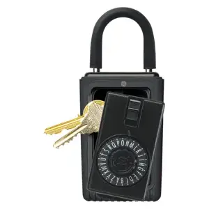 Supra 000394 Keysafe Portable 3-Key Spin Dial, Black, Clamshell