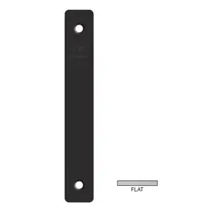Adams Rite BFK-MS1850-10-313 Flat Blank Face Plate Kit 1" x 6-7/8" Dark Bronze Finish