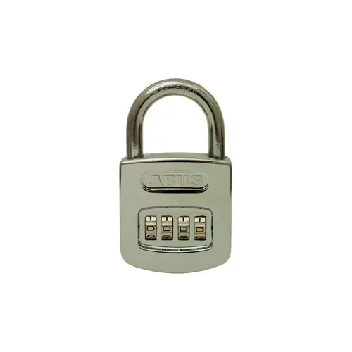 1-31/32 in. Corrosion Resistant Combination Padlock, 4 Digit Resettable Code, 19/64 In. Diameter x 1-1/64 In. Shackle Clearance 1-31/32 in. Corrosion Resistant Combination Padlock, 4 Digit Resettable Code, 19/64 In. Diameter x 1-1/64 In. Shackle Clearance
