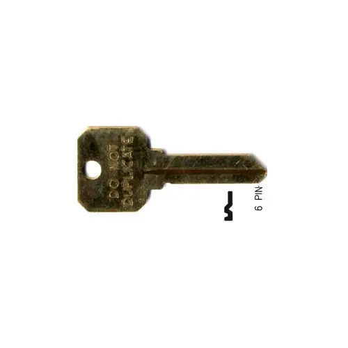 SC9 DND 6-PIN KEY BLANK BR 6-PIN KEY BLANK INCISED DO NOT DUPLICATE SCHLAGE E KEYWAY BRASS - pack of 10 SC9 DND 6-PIN KEY BLANK BR 6-PIN KEY BLANK INCISED DO NOT DUPLICATE SCHLAGE E KEYWAY BRASS - pack of 10