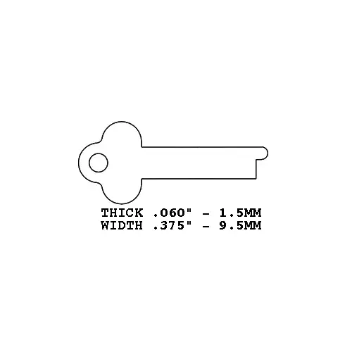 Key Blank - pack of 10 Key Blank - pack of 10