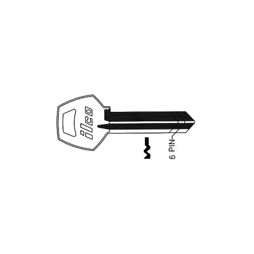 Corbin Russwin Z1-059AD-6 Blank Key Silver Corbin Russwin Z1-059AD-6 Blank Key Silver