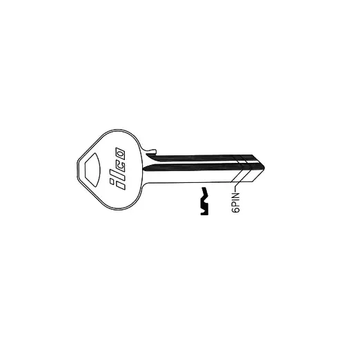 KEY BLANK COR/RUS KEY BLANK COR/RUS NICKEL PLATED - pack of 10 KEY BLANK COR/RUS KEY BLANK COR/RUS NICKEL PLATED - pack of 10