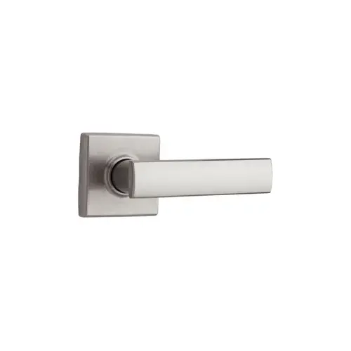 Vedani Passage Lever, Square Rose, 6-Way Adjustable Latch 2-3/8"-2-3/4" Backset, Grade 2, Satin Nickel US15/619 Vedani Passage Lever, Square Rose, 6-Way Adjustable Latch 2-3/8"-2-3/4" Backset, Grade 2, Satin Nickel US15/619