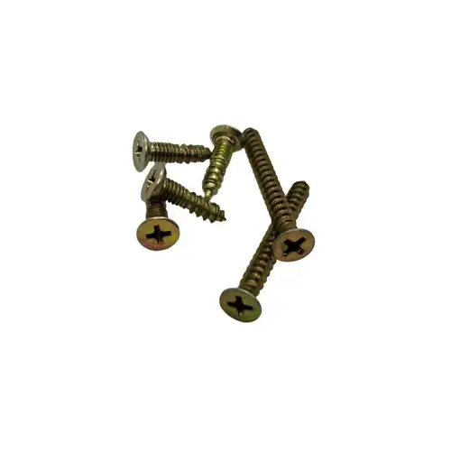 Combo Screws Bright Brass Finish