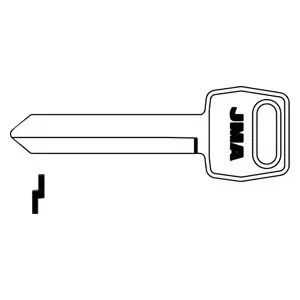 US Lock H60-NP 2100 Series Ford Blank 1174FD Key NICKEL Color/Finish Family
