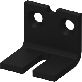LCN 4040XP30GLBLK Cush Shoe Support, 693/GLBLK Gloss Black Powder Coat