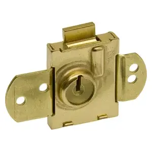 US Lock 1650-04-11 Mailbox Lock Fits Cole, Amalgamated and Columbia Long Ear Brass and Gold