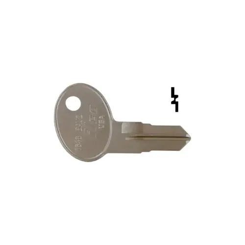 Bauer Key Blank Silver