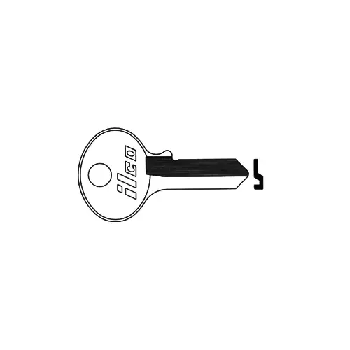 National Cabinet 664K Blank Utility Key Silver - pack of 10 National Cabinet 664K Blank Utility Key Silver - pack of 10