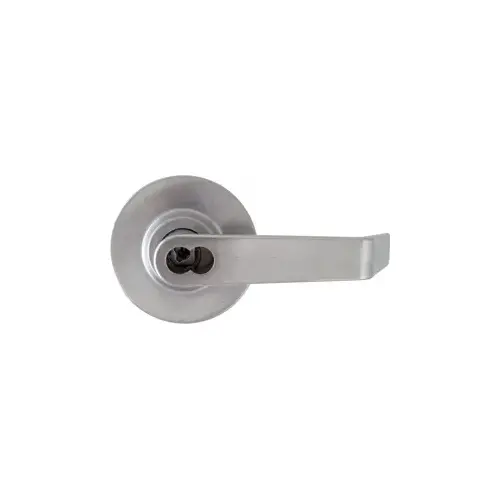 Exit Device Trim, Classroom Function, Lever, SFIC Less Core, Satin Chrome Exit Device Trim, Classroom Function, Lever, SFIC Less Core, Satin Chrome