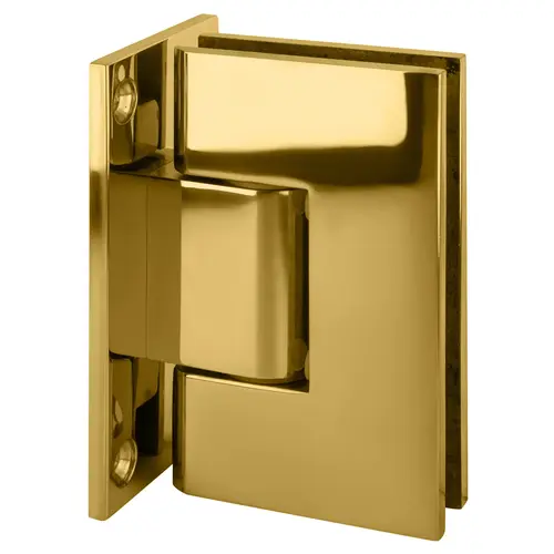 Polished Brass Vienna 337 Series Adjustable Wall Mount Full Back Plate Hinge Polished Brass Vienna 337 Series Adjustable Wall Mount Full Back Plate Hinge