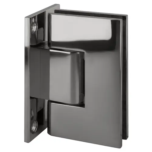 Polished Chrome Vienna 337 Series Adjustable Wall Mount Full Back Plate Hinge